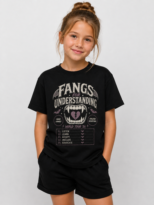 Kids "Fangs for Understanding" T-Shirt