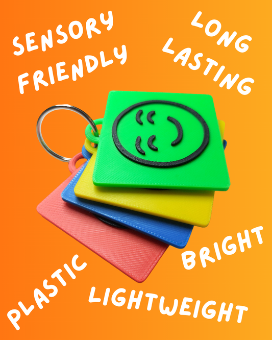 Colour Coded Emotions Tags – Visual Emotion Support (Set of 4)