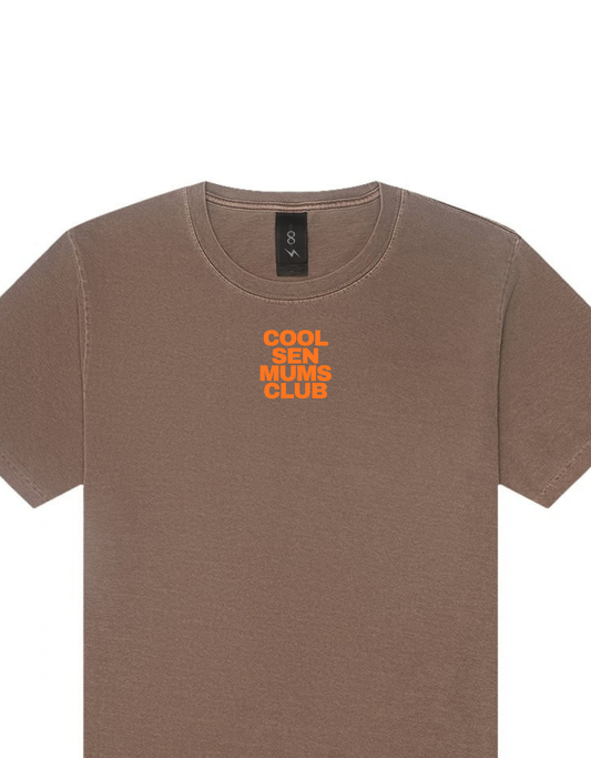 ‘COOL SEN MUMS CLUB’ Heavyweight T-Shirt