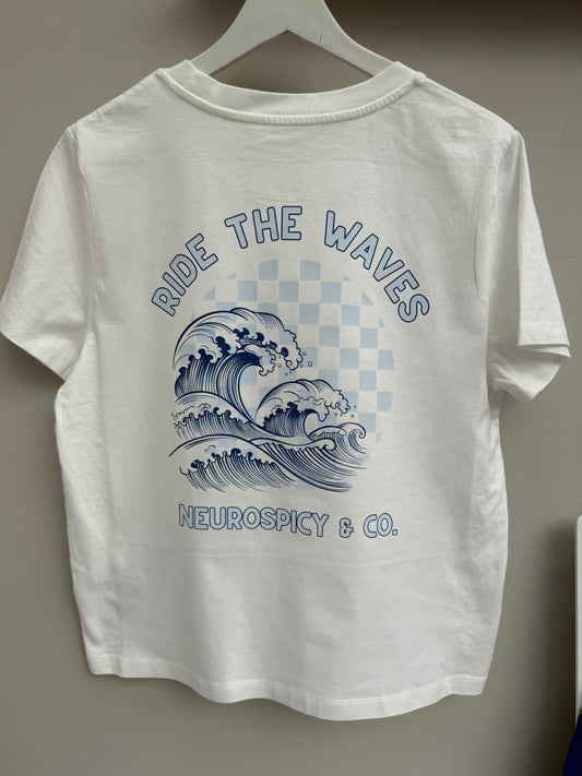 Adults Unisex Fit ‘Ride the Waves’ T-Shirt