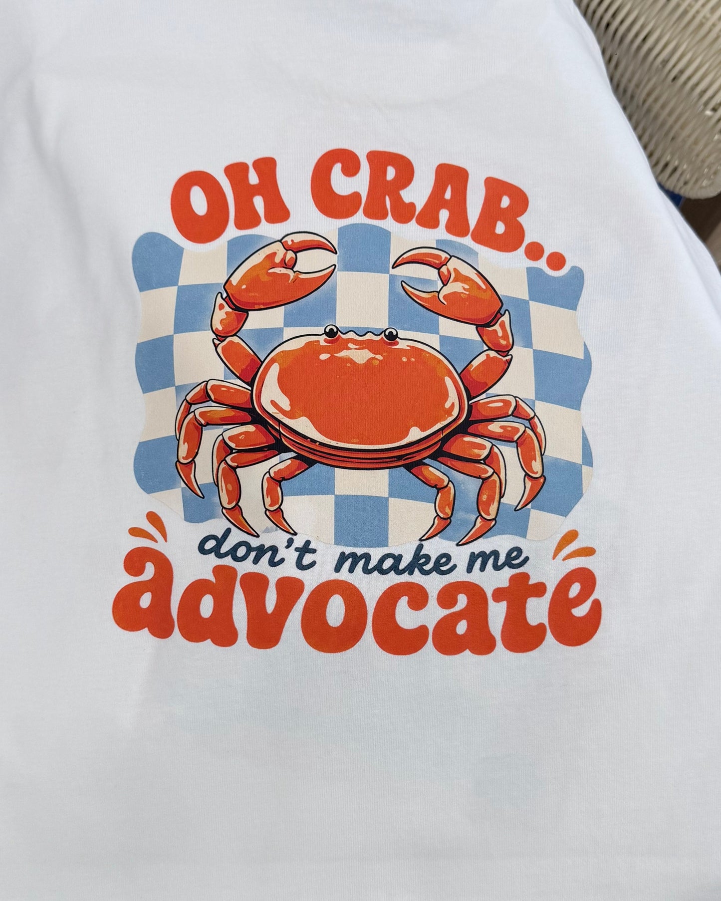 Kids Oversized "OH CRAB" T-Shirt