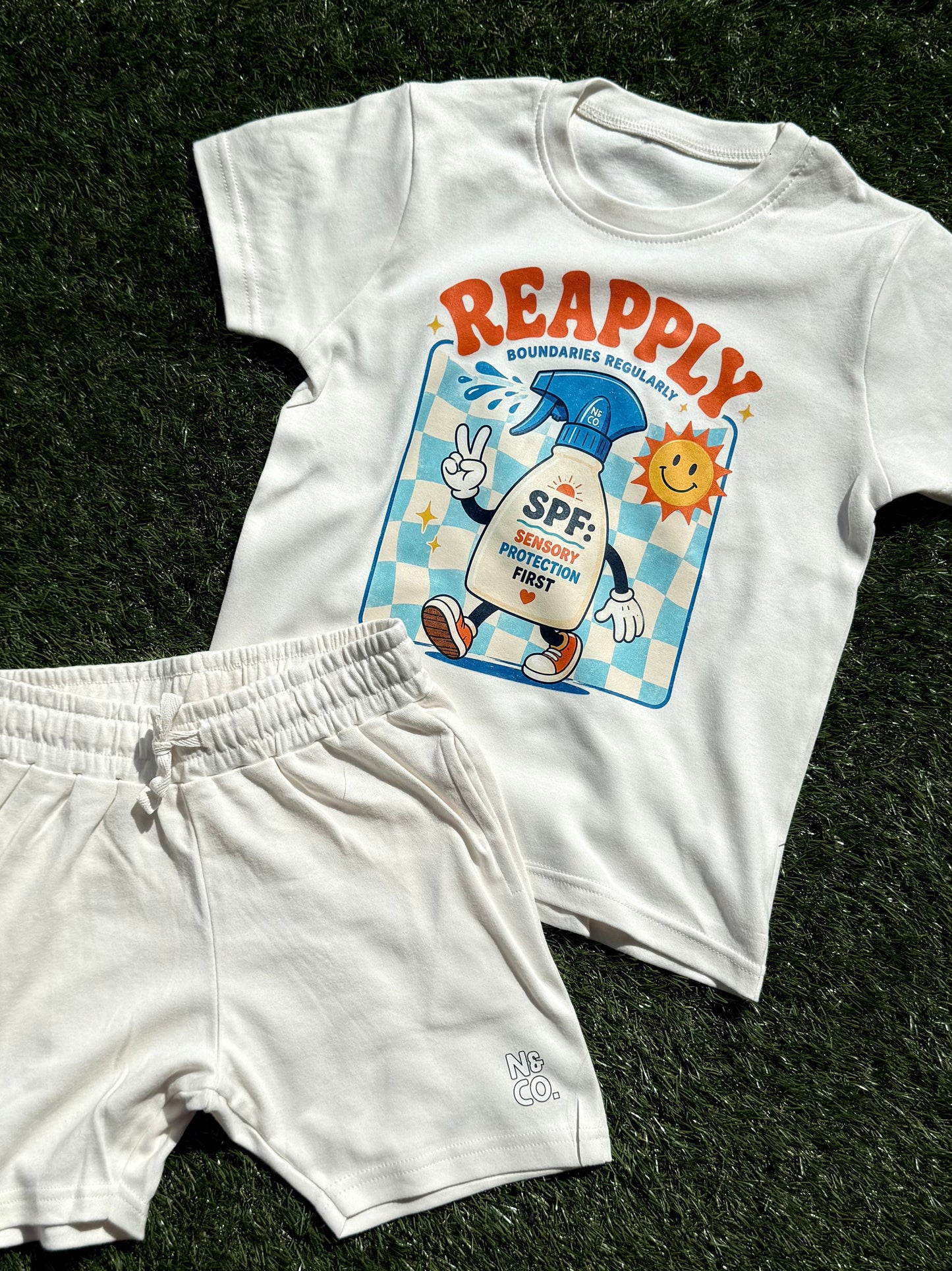 Kids "SPF" T-Shirt/Shorts Set