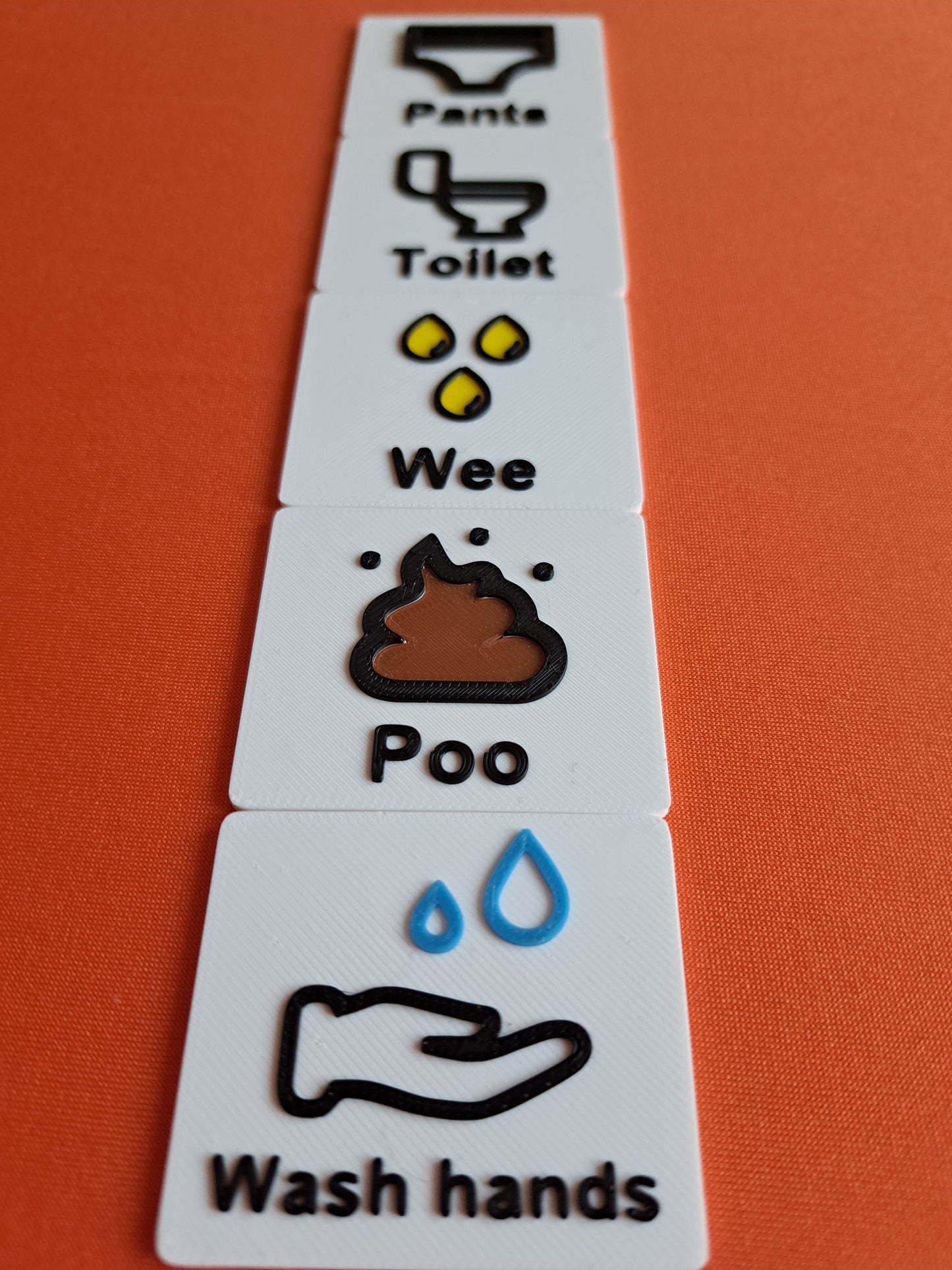 Toilet Tag Set - Visual Schedule Add-On Pack