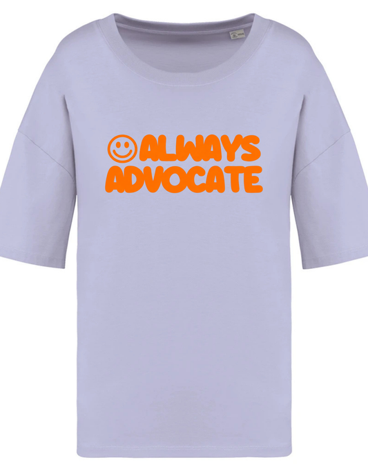 Women's Boxy Crop "Always Advocate" T-Shirt