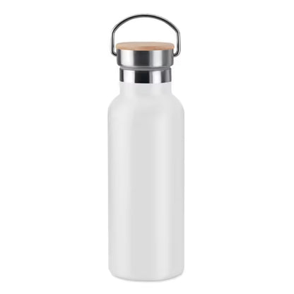 Bamboo Lid Insulated Flask