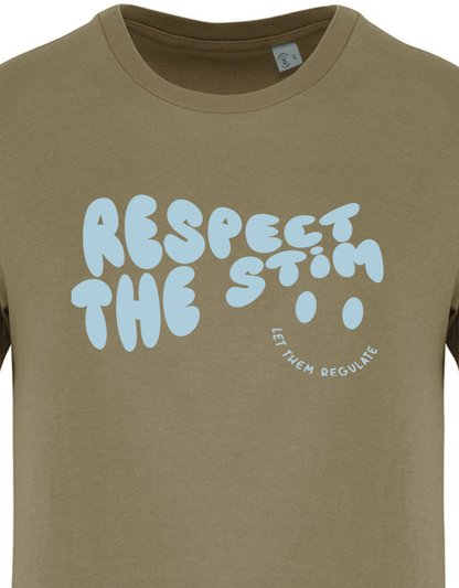 Adults Unisex ‘Respect the Stim’ Fitted style Tee
