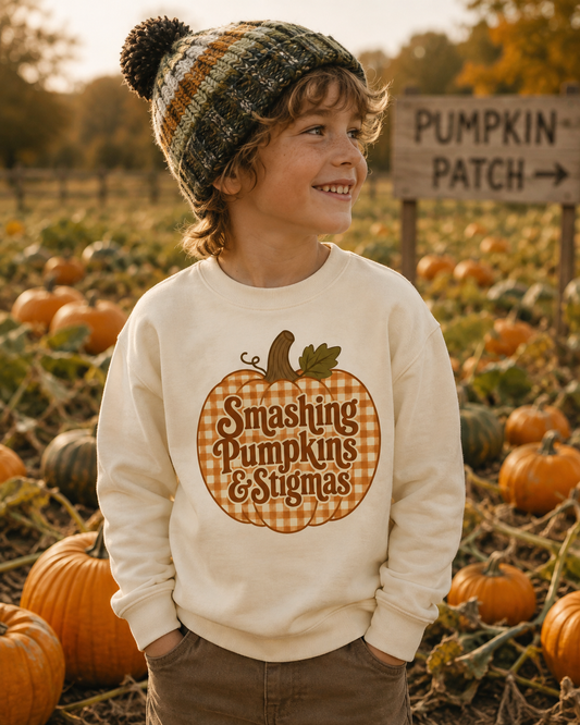 Kids “SMASHING PUMPKINS & Stigmas” Sweatshirt