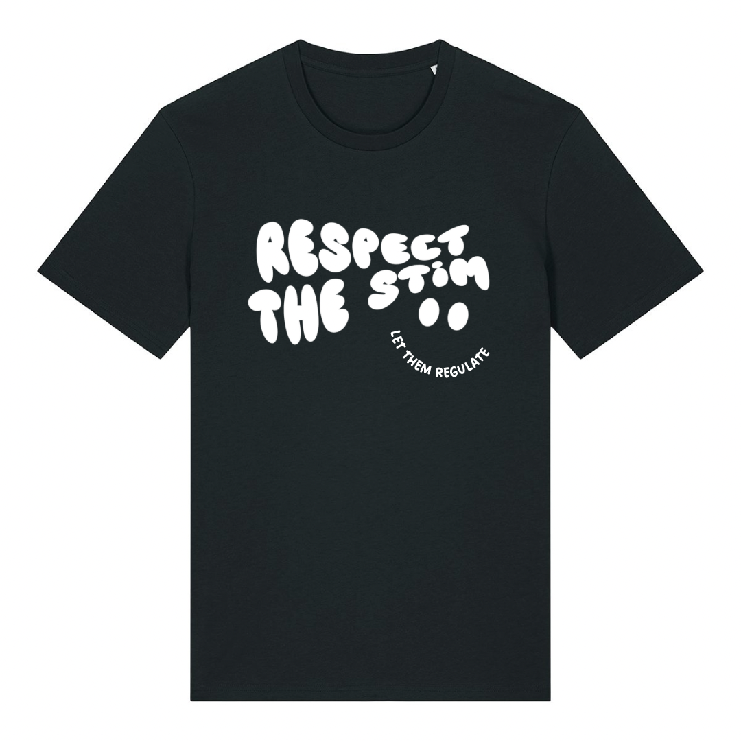 Adults Unisex ‘Respect the Stim’ Fitted style Tee