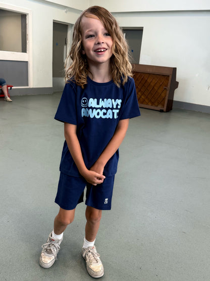 Kids "Always Advocate" T-Shirt/Shorts Set