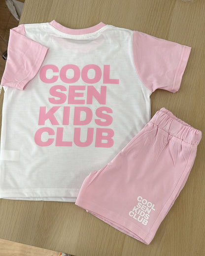 Kids Varsity "COOL SEN KIDS CLUB" T-Shirt/Shorts Set