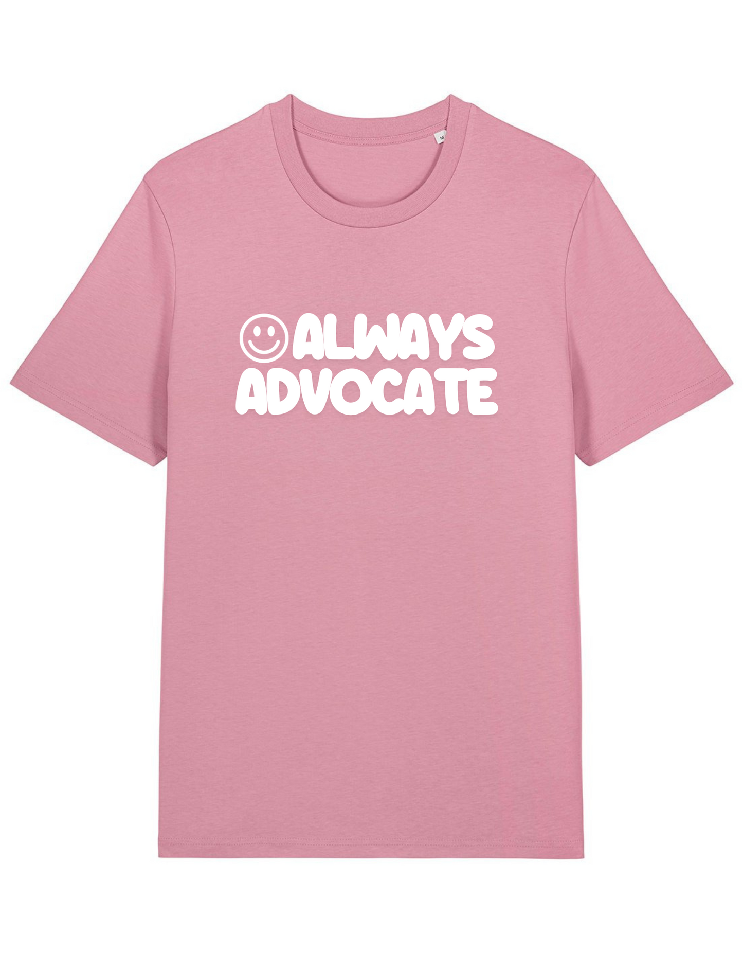 Adults Unisex ‘Always Advocate’ Fitted style Tee