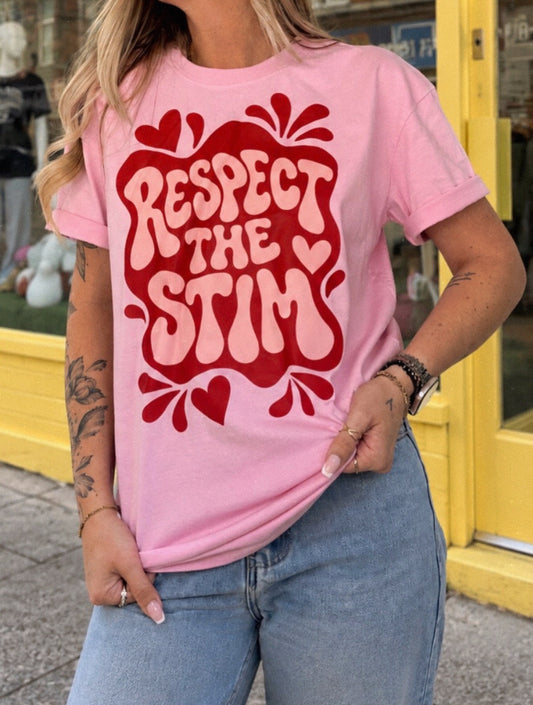 Unisex 'Respect the Stim' Juicy Oversized Heavyweight T-Shirt