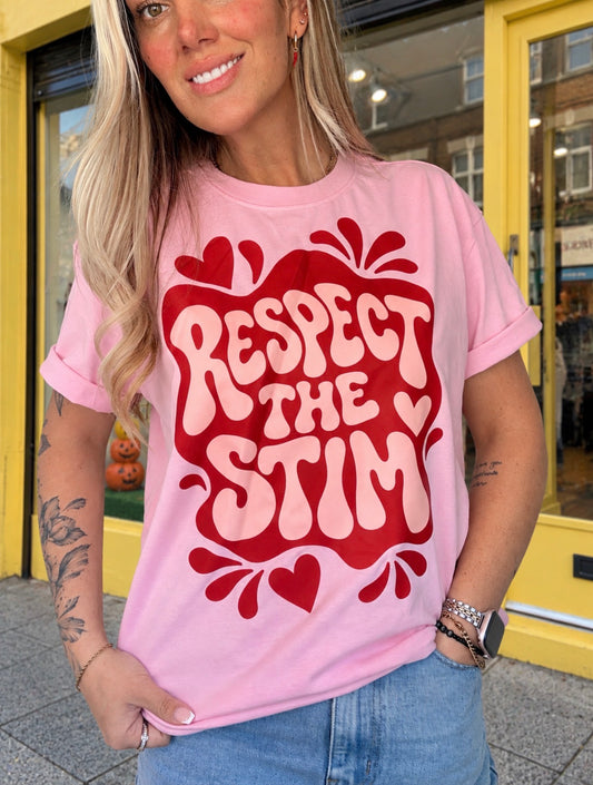 Unisex 'Respect the Stim' Juicy Oversized Heavyweight T-Shirt