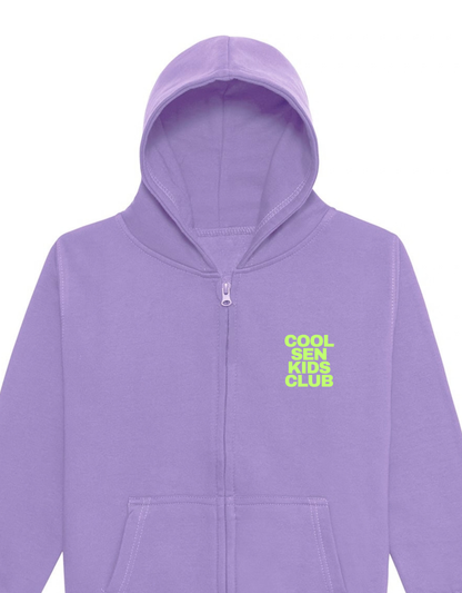 ‘COOL SEN KIDS CLUB’ Zip-Up Hoodie