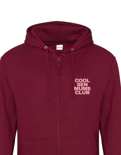 ‘COOL SEN MUMS CLUB’ Zip Up Hoodie