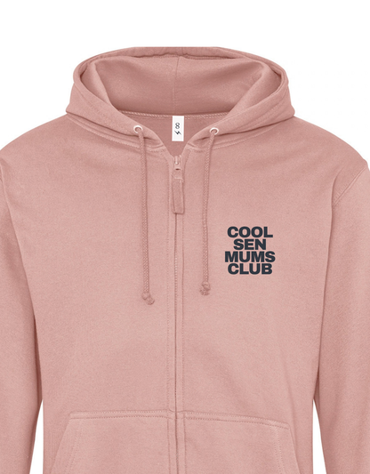 ‘COOL SEN MUMS CLUB’ Zip Up Hoodie