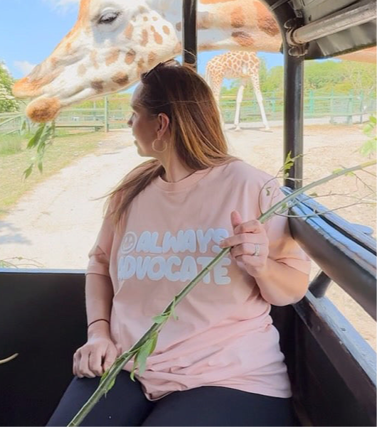 Adults Unisex ‘Always Advocate’ Fitted style Tee