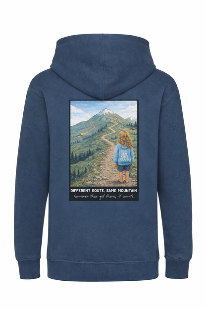 Kids ‘Different Route, Same Mountain' Hoodie