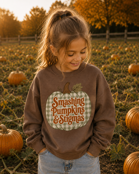 Kids “SMASHING PUMPKINS & Stigmas” Sweatshirt
