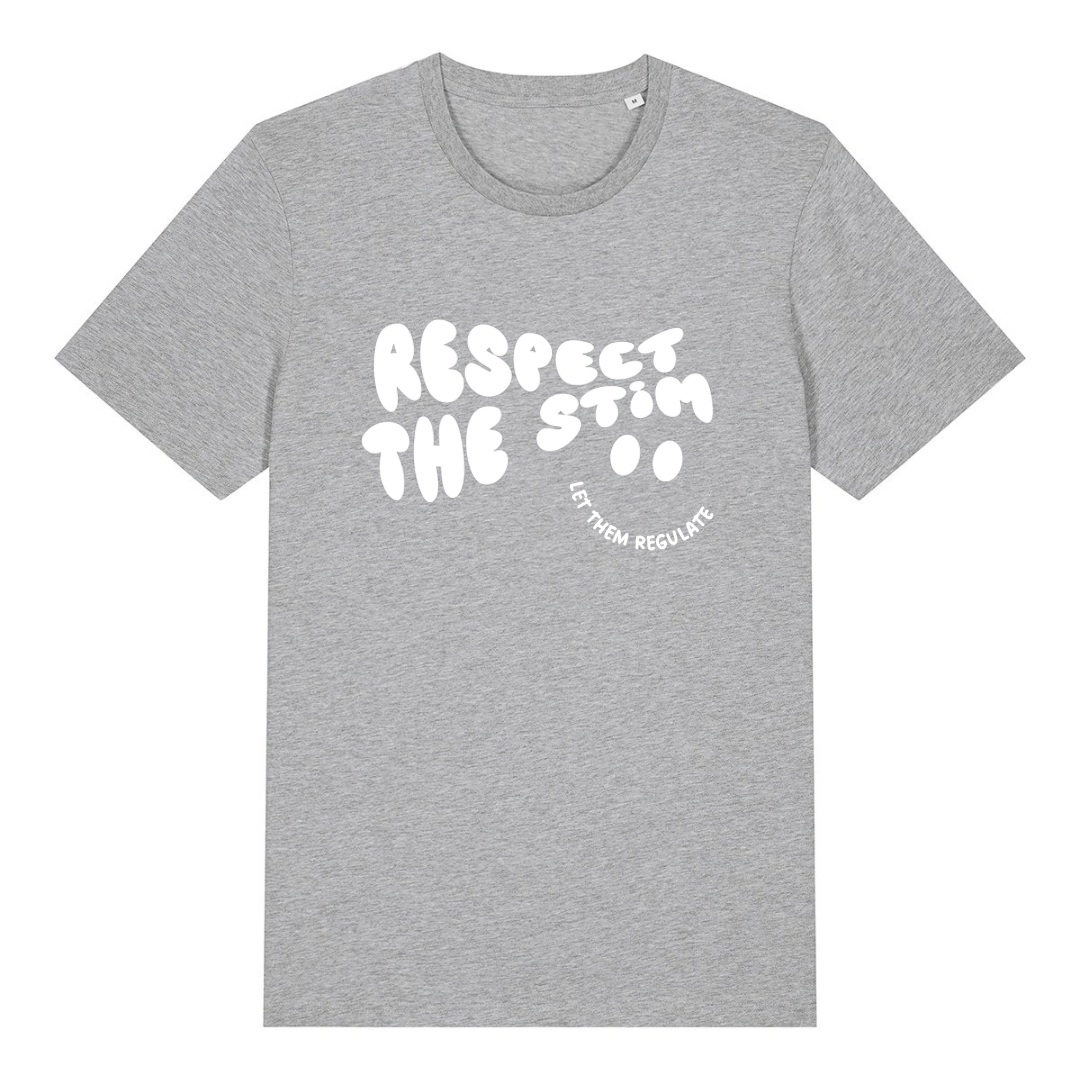 Adults Unisex ‘Respect the Stim’ Fitted style Tee