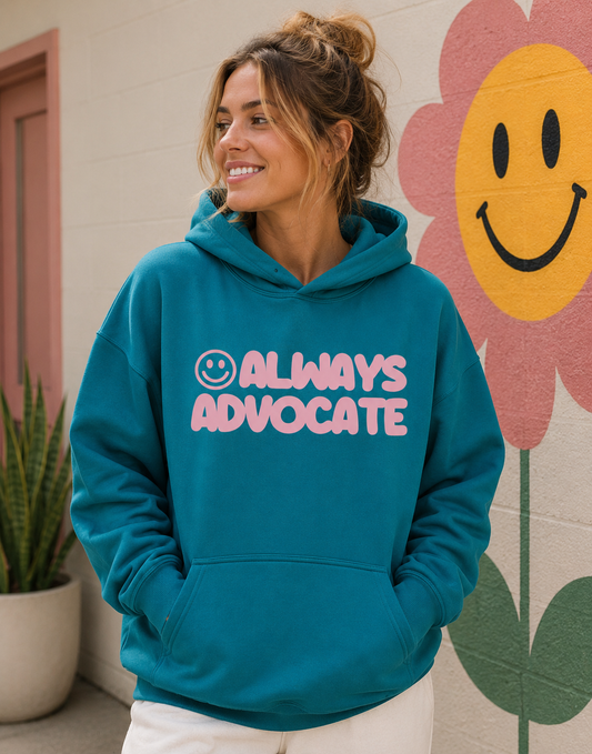 Adults ‘Always Advocate’ Heavyweight Hoodie