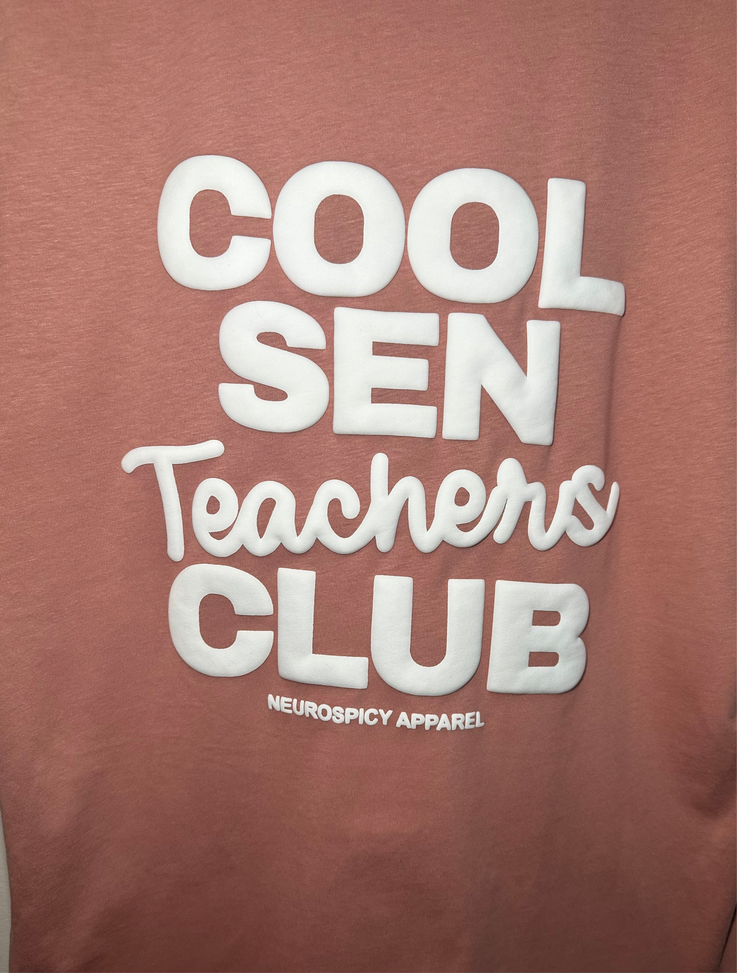 Adults Unisex ‘Cool SEN teachers club’ Fitted style Tee