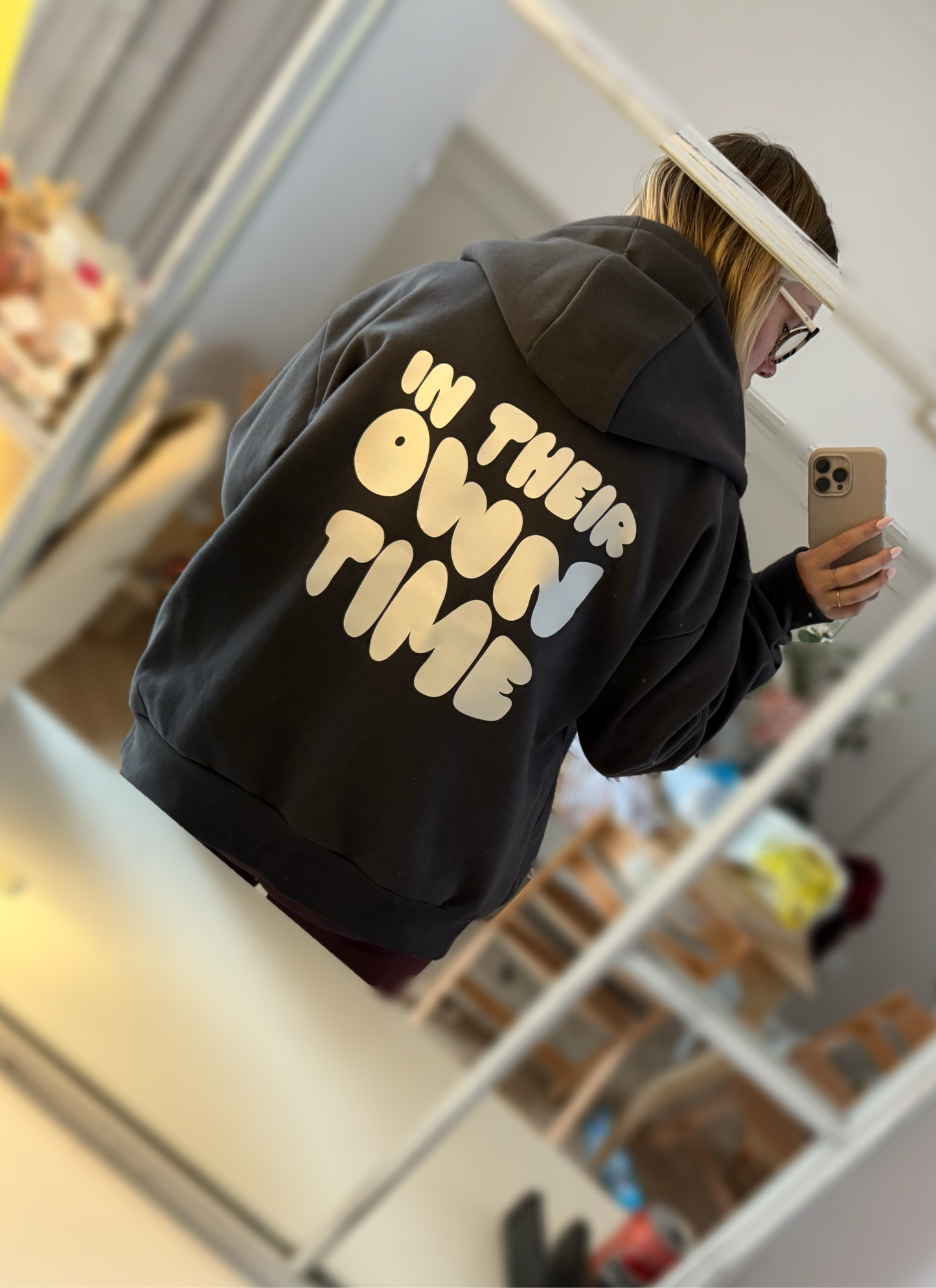 Unisex “In My/Their Own Time” Heavyweight Hoodie