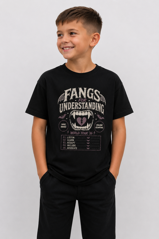 Kids "Fangs for Understanding" T-Shirt
