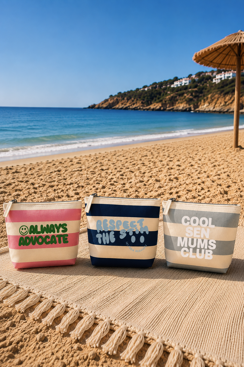 Striped Pouch