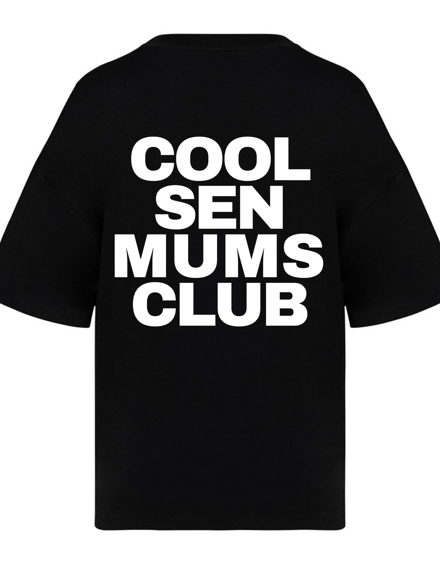 Women's Boxy Crop "COOL SEN MUMS CLUB T-Shirt