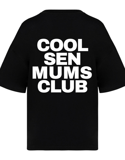 Women's Boxy Crop "COOL SEN MUMS CLUB T-Shirt