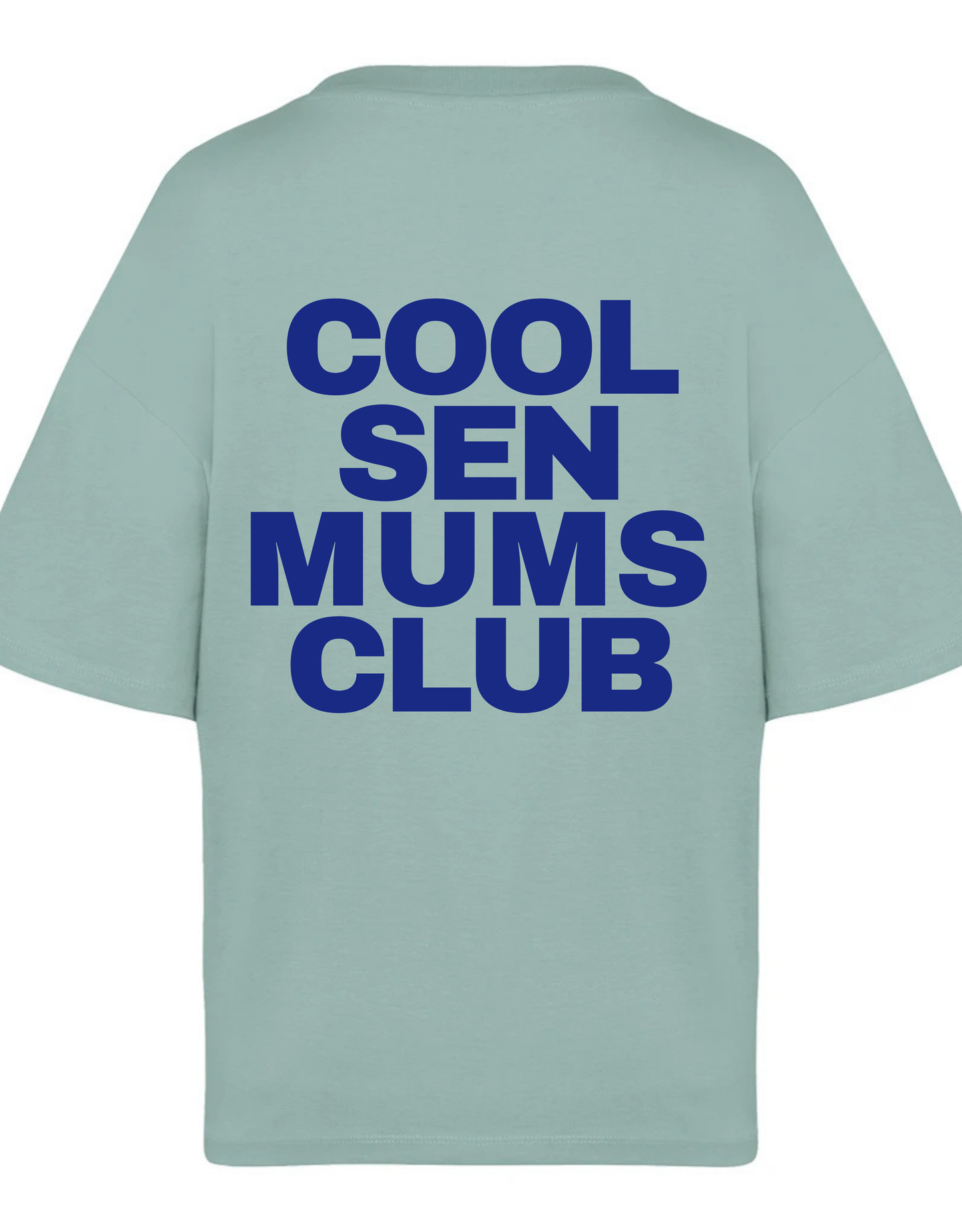 Women's Boxy Crop "COOL SEN MUMS CLUB T-Shirt