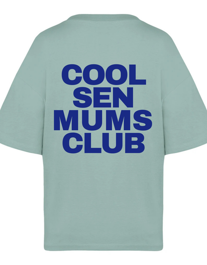 Women's Boxy Crop "COOL SEN MUMS CLUB T-Shirt