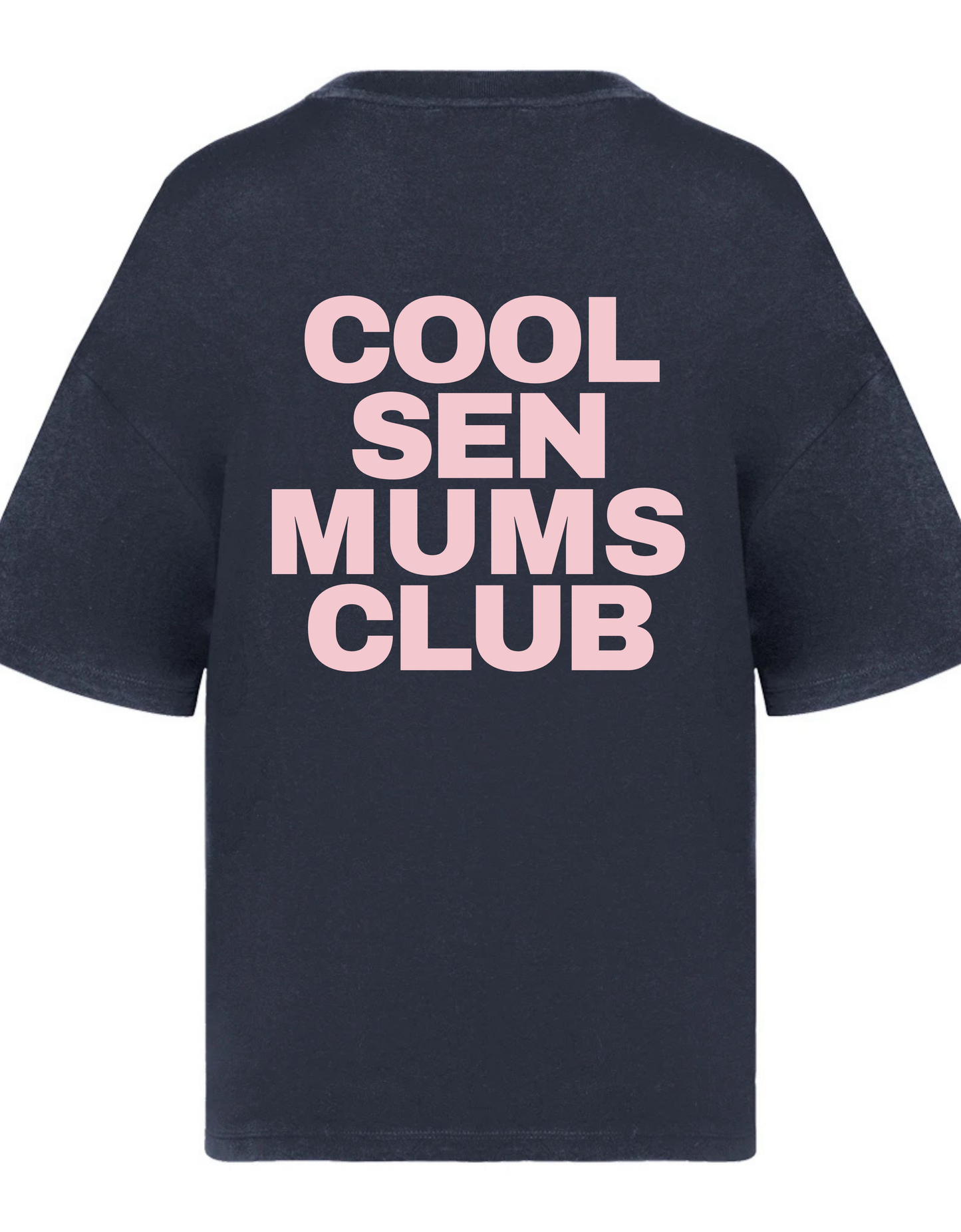 Women's Boxy Crop "COOL SEN MUMS CLUB T-Shirt