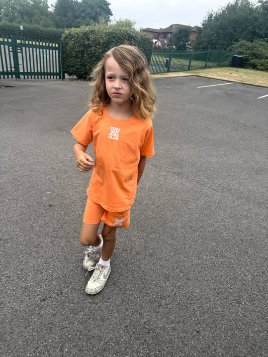Kids "COOL SEN KIDS CLUB" T-Shirt/Shorts Set
