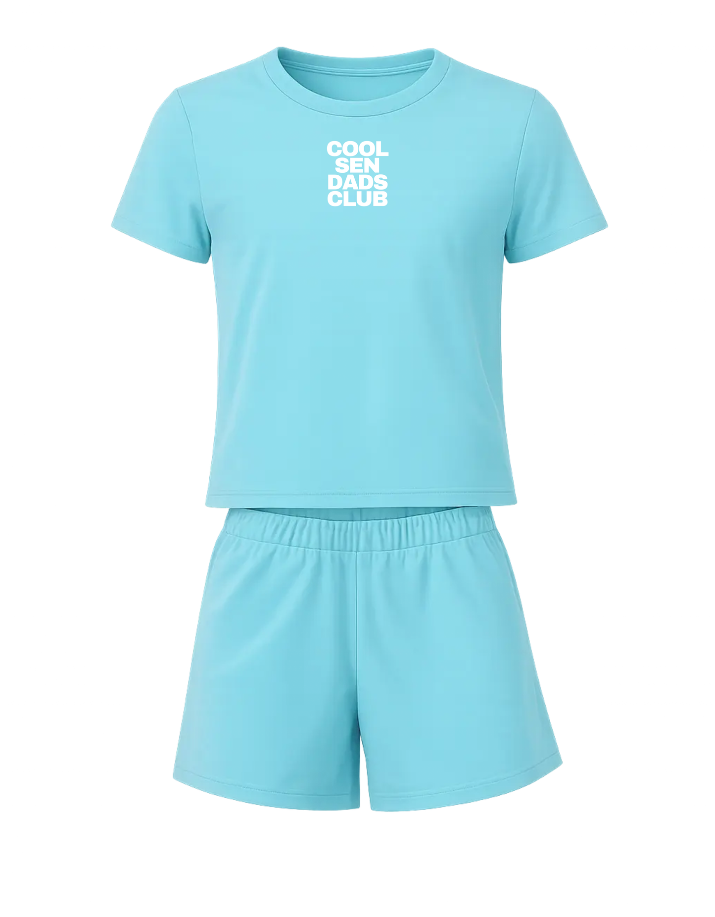 Adults "COOL SEN DADS CLUB" T-Shirt/Shorts Set