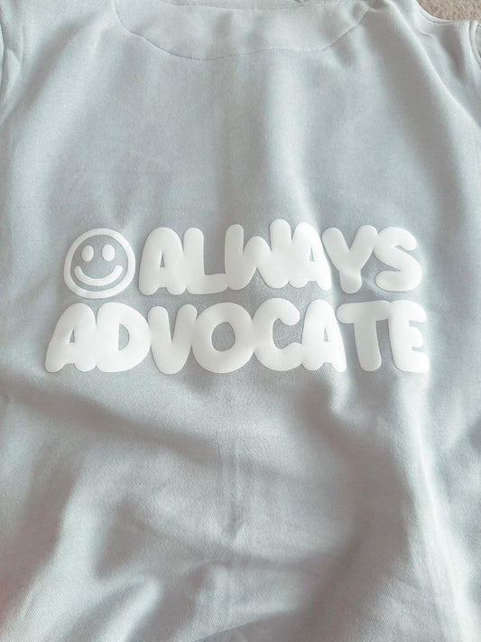 Unisex Adults ‘Always Advocate’ Heavyweight Zip Up