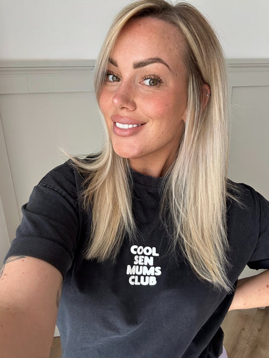 ‘COOL SEN MUMS CLUB’ Oversized Tee