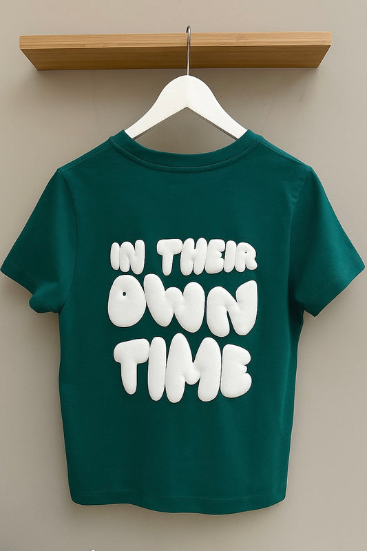 Unisex Adults ‘In My/Their Own Time’ fitted style Tee