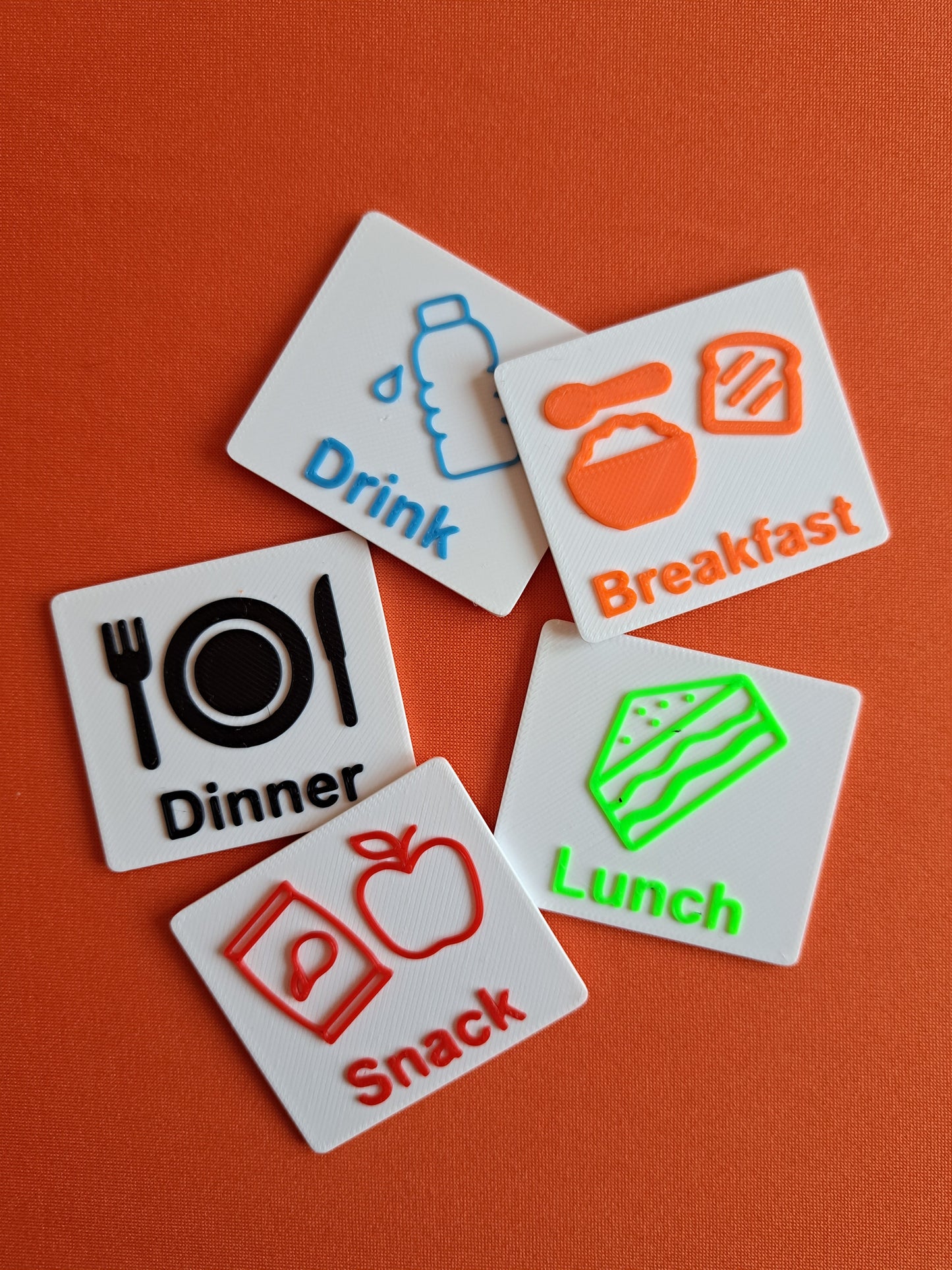 Food Tag Set - Visual Schedule Add-On Pack