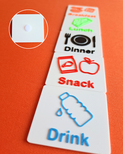 Food Tag Set - Visual Schedule Add-On Pack