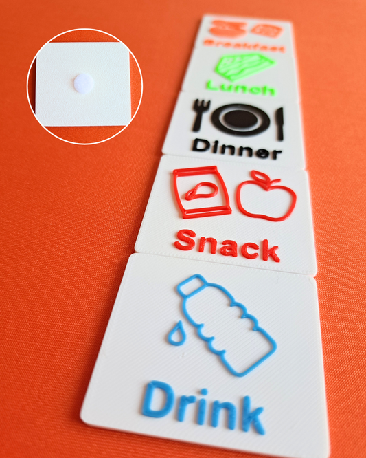 Food Tag Set - Visual Schedule Add-On Pack