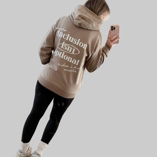 Adults Unisex ‘Inclusion isn't Optional" Hoodie