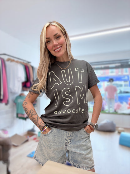 Adults Unisex ‘Autism Advocate’ Heavyweight T-Shirt