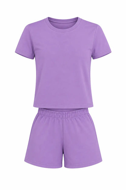 Adults "COOL SEN MUMS CLUB" T-Shirt/Shorts Set