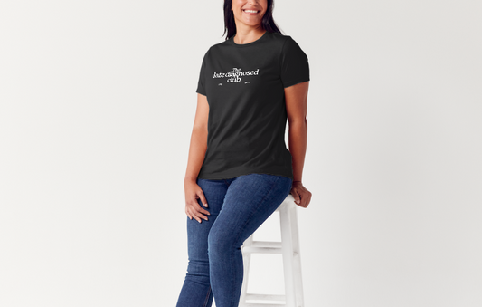 Unisex Adults ‘Late Diagnosed Club’ Fitted Style Text Tee