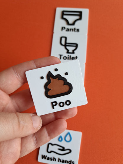 Toilet Tag Set - Visual Schedule Add-On Pack