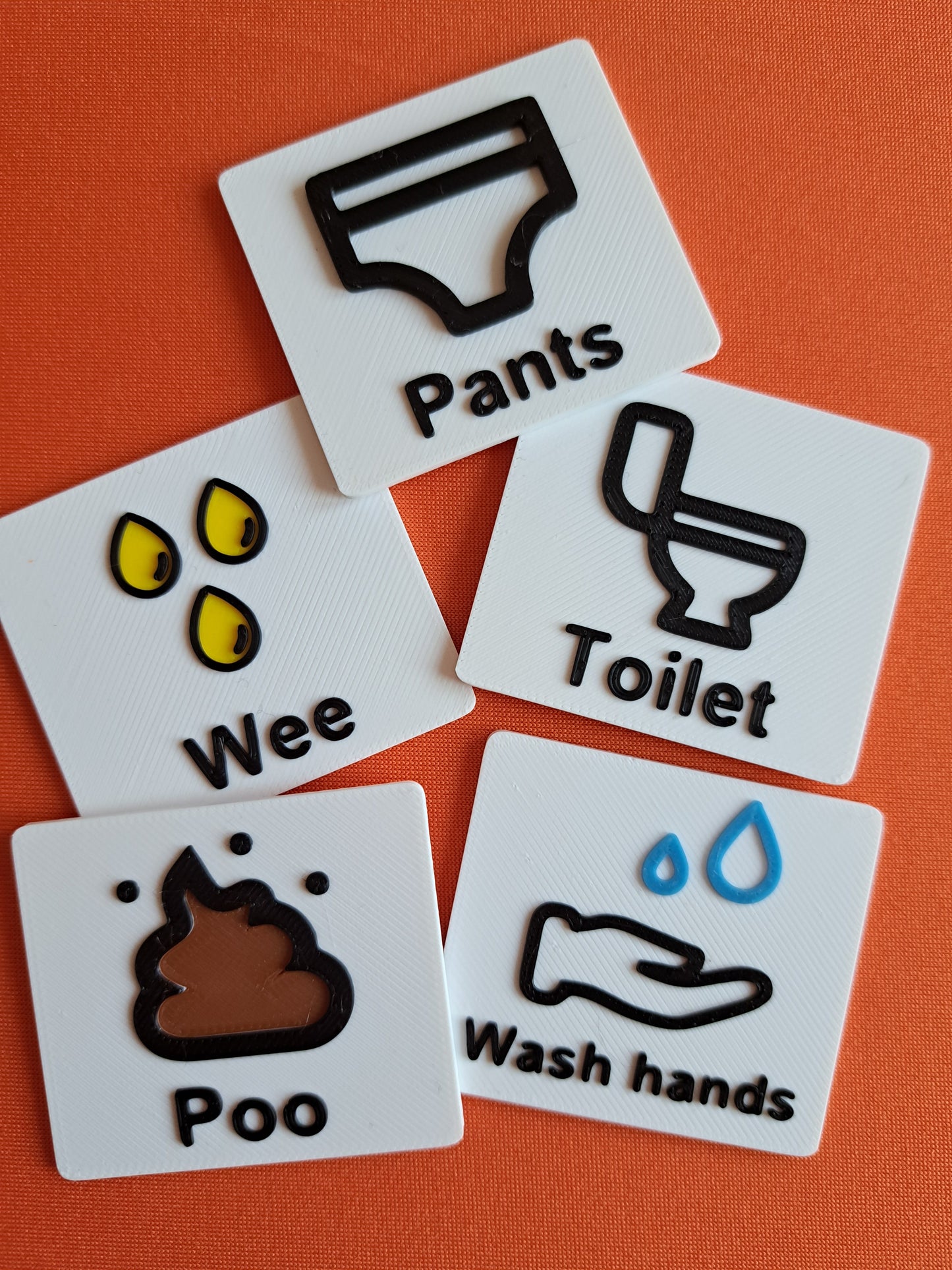 Toilet Tag Set - Visual Schedule Add-On Pack