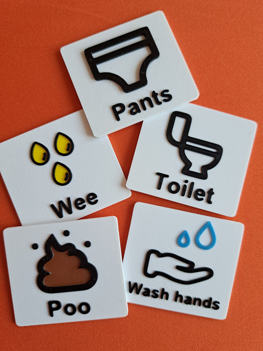 Toilet Tag Set - Visual Schedule Add-On Pack