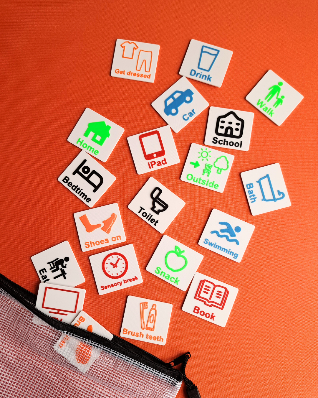 Daily Routine Tags - Visual Schedule Add-On Pack